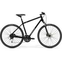 Merida 2022 CROSSWAY 100 férfi Cross Kerékpár fényes fekete (matt ezüst) S