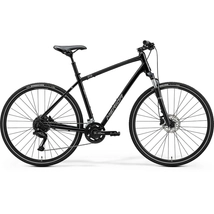 Merida 2024 CROSSWAY 100 férfi Cross Kerékpár fényes fekete (ezüst) M
