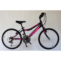 Trans Montana MTB 20 acél gyerek kerékpár fekete-pink