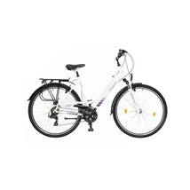 Neuzer Ravenna 100 női City Kerékpár fehér/ lila matt