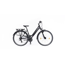 Neuzer Ravenna 300 női City Kerékpár matt fekete /rózsaszín