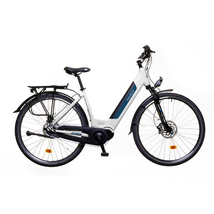 Neuzer SIENA női E-bike E-Trekking fehér/kék Bafang középmotoros