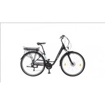 Neuzer Zagon E-Trekking MXUS teleszkópos villával női E-bike matt fekete-kék