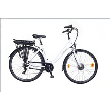 Neuzer Hollandia Basic acél női E-bike fehér-fekete