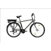 Neuzer Parma E-Trekking BAFANG nyomaték szenzoros férfi E-bike matt zöldes szürke-arany-fekete