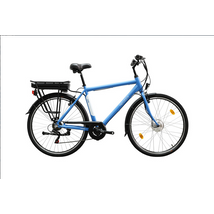 Neuzer Zagon E-Trekking BAFANG nyomaték szenzoros férfi E-bike zöldes-szürke/arany-fekete
