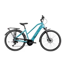 Neuzer Biella City E-trekking Ananda középmotoros 9 sebesség női E-bike türkiz