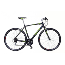 Neuzer Courier Férfi Fitness Kerékpár fekete-zöld-szürke matt