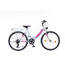 Neuzer Cindy 24 City Gyerek Kerékpár babyblue/fehér-pink