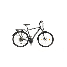 Neuzer Firenze 200 disc férfi Trekking Kerékpár fekete/ fehér-szürke matt elemes világítással