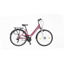 Neuzer Ravenna 100 Női Trekking Kerékpár padlizsán-fehér matt
