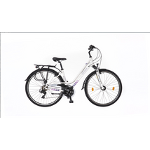 Neuzer Ravenna 100 Női Trekking Kerékpár fehér-lila matt