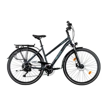 Neuzer Firenze 400 női Trekkig Kerékpár antracit/ neon türkiz matt