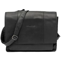 Newlooxs Kézitáska Fellini Leather Fekete 18L 40X15X32Cm