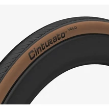 Pirelli Külső Cinturato™ Velo CLASSIC, TLR tubeless ready 28-622 127 TPI, fold. defektvédelem: Armour Tech™ - BEIGE/FEKETE