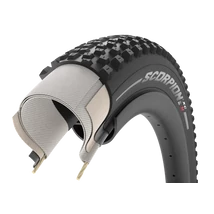 Pirelli Külső Scorpion™ MTB H XC Calssic 120 TPI Defektvédelem: ProWall Tubeless ready(belső nélküli) fold. 29&quot; x 2,2 fekete/beige