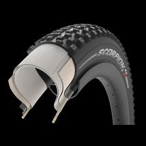 Pirelli Külső Scorpion™ MTB H XC Calssic 120 TPI Defektvédelem: ProWall Tubeless ready(belső nélküli) fold. 29&quot; x 2,2 fekete/beige