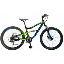 Polar Flash Fully 26 férfi Fully Mountain Bike fekete/kék/zöld