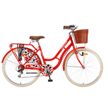 Polar Grazzia 6-fokozat 26 női City Kerékpár piros