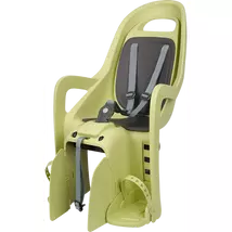 Polisport hátsó gyerekülés Groovy Maxi FF, vázra szerelhető, világos zöld/szürke