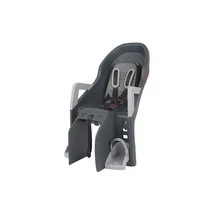 Polisport hátsó gyerekülés "Guppy Maxi+" FF, vázra szerelhető sötétszürke-ezüst