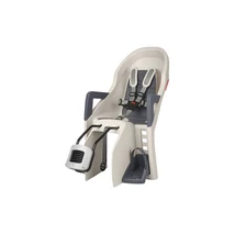 Polisport hátsó gyerekülés "Guppy Maxi+" FF, vázra szerelhető krém-szürke