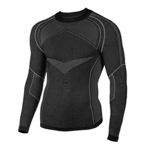 R2 Thermo varrás nélküli hosszujjú mez, póló TECNIC fekete/szürke