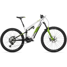 Rock Machine Blizzard INT e90-297 Férfi Fully E-bike RZ/Gloss Silver/Black/Green/29x21.0&quot; (XL)