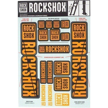 Rockshox Decal Kit 35Mm Dc Ne02 Orange