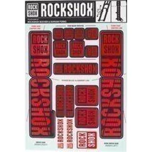 Rockshox Decal Kit 35Mm Dc Oxy Red