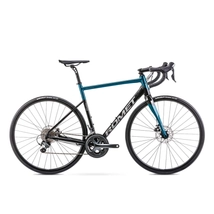 Romet Huragan 4 2023 férfi Országúti Kerékpár fekete-kék 58cm XL