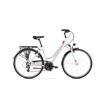 Romet Gazela 2023 női Trekking Kerékpár fehér-lila