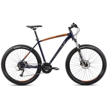 Romet Rambler R7.3 2024 férfi Mountain Bike sötétkék-narancs