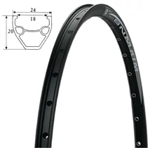 SNM Felni 26" Disc fekete