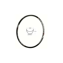 SUNringlé Abroncs INFERNO 27 29" 32h lyukas fekete