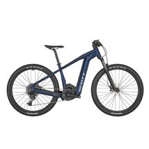 SCOTT Aspect eRIDE 910 férfi E-bike dark stellar blue-brushed silver