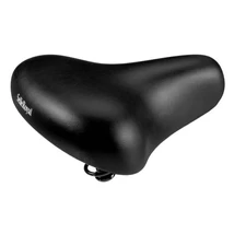 Selle Royal Nyereg City Fekete Unise 6261 Pu Rugós, Bilicses