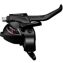 Shimano Fékváltókar B Tx 3-As Ez-Fire Fekete 2-Ujjas V-Fékhez