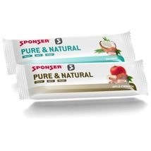 Sponser Pure &amp; Natural energia szelet, 50g alma-fahéj