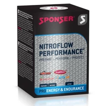 Sponser Nitroflow Performance energizáló, 10x7g, feketeribizli