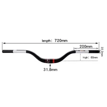 SPYRAL KORMÁNY OEM FMFXTR 31,8X720X60MM BLK