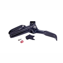  Lever Assembly, Carbon lever Gen 2, Black Ano (assembled, no hose, and includes barb and olive) - Level Ulitmate 
