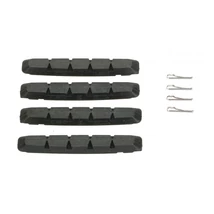 SwissStop Fékpofa RX Plus V-fékhez fekete csak gumi 4 db