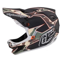 Troy Lee Designs Fejvédő D4 Composite Mips Matrix Camo Army Green