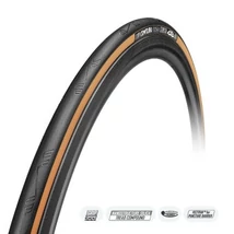 Tufo Külső COMTURA PRIMA TLR 28-622(700x28C), szövetsűrűség: 210 / 375 TPI 240gr. 3,4 - 5,5 bar (50-80 p.s.i.) - fekete/beige