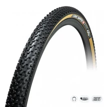 TUFO Külső Gravel Swampero fekete/beige , tubeless 36-622(700x36C), 390gr. 2-5 bar (30-70 p.s.i.)