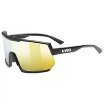 UVEX napszemüveg SPORTSTYLE 235 P BLACK MATT / MIRROR YELLOW