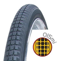 Vee Rubber thaiföldi gumiabroncs kerékpárhoz 40-635 28x11/2 VRB015 MI fekete