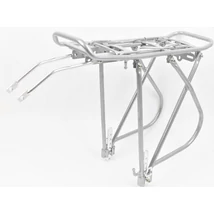 VeloGo Csomagtartó 26-28" alu állítható ezüst hajlított