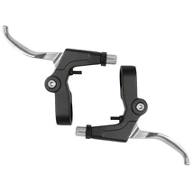 VeloGo Fékkar V-fék / Canti alu-alu ezüst / fekete 3 ujjas